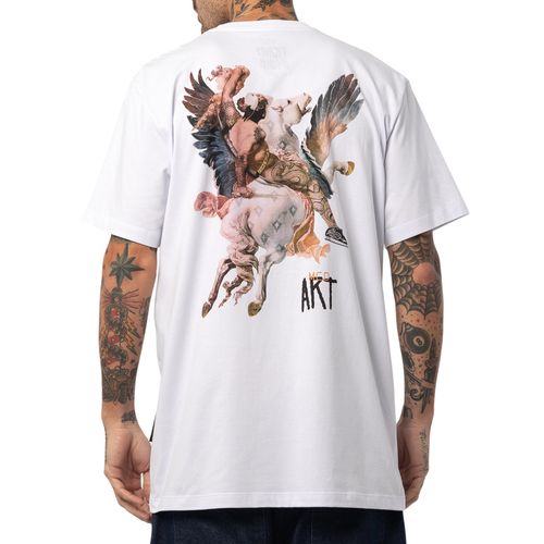 Camiseta Masculina MCD x Travis Bomb Pegasus BRANCO-12512851- -1-